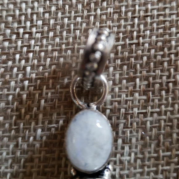 Handcrafted Rainbow Moonstone Pendant - Picture 3 of 4
